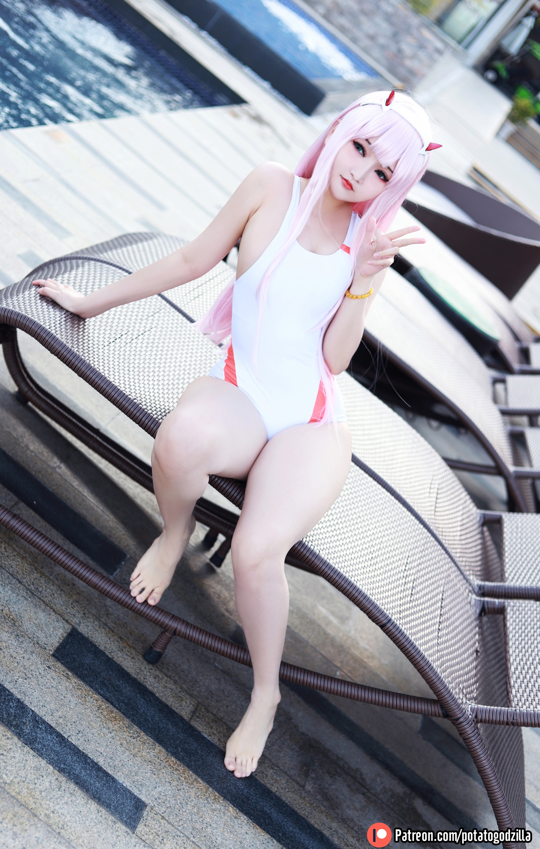 Potato Godzilla - NO.076 Zero Two Swimsuit[29P]-XikXak
